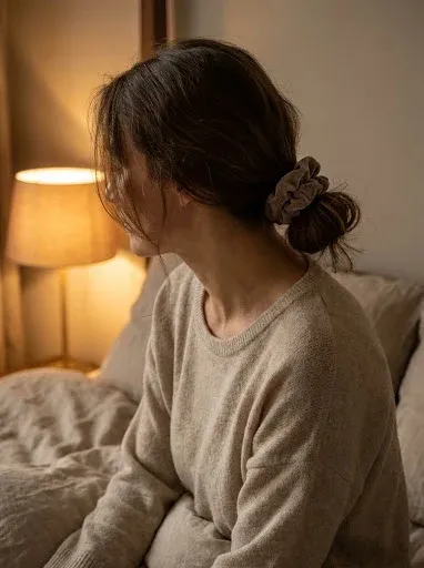 Lockerer Low Bun - Frisuren zum Schlafen
